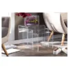3pc Acrylic Nesting Table Set Display Stands - Baxton Studio -Baxton Studio GUEST 25c3c69a 9582 4023 8272 496ba861204f