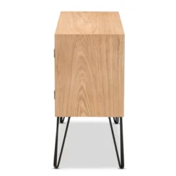 Denali Wood And Metal Storage Cabinet Brown/Black - Baxton Studio 11 Denali Wood And Metal Storage Cabinet Brown/Black - Baxton Studio -Baxton Studio GUEST 28f6a6e0 a267 464a a574 ac4213509273