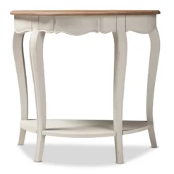 Cordelia Finished Console Table White - Baxton Studio -Baxton Studio GUEST 29137efe 5f8a 4736 bf3b e0ab68f9208a