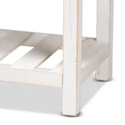 Deacon And Wood 2 Door Dining Room Buffet White/Brown - Baxton Studio -Baxton Studio GUEST 2a3872c0 a1f9 4032 804c ba8253a9d9b9