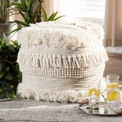 Bartow Handwoven Moroccan Inspired Pouf Ottoman Beige - Baxton Studio 8 Bartow Handwoven Moroccan Inspired Pouf Ottoman Beige - Baxton Studio -Baxton Studio GUEST 2aa6b5a0 579e 4bd9 af2f 900b92c06229
