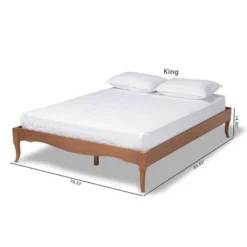 Marieke Wood Bed Frame Ash Walnut - Baxton Studio -Baxton Studio GUEST 2c021e2f 2fab 4870 97b3 1ab4667ed16e
