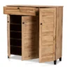 Coolidge Wood 3 Door Storage Cabinet With Drawer Oak Brown - Baxton Studio -Baxton Studio GUEST 2dec8389 da68 47f2 bb66 5799afe49901