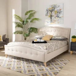 Felisa And Platform Bed - Baxton Studio -Baxton Studio GUEST 2e5a5ce8 9cef 434f 9d00 501901e0f41c