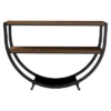 Blakes Rustic Industrial Style Textured Finish Metal Distressed Wood Console Table - Antique Black - Baxton Studio 1 Blakes Rustic Industrial Style Textured Finish Metal Distressed Wood Console Table - Antique Black - Baxton Studio -Baxton Studio GUEST 2f1892f6 fdf3 457c 9fc3 71618cb199a0