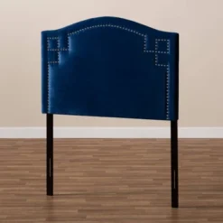 Twin Aubrey Velvet Headboard Blue - Baxton Studio -Baxton Studio GUEST 2f9cded2 ec34 48e8 8d91 6408baec4c21