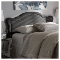 Queen Avery Modern And Contemporary Fabric Headboard Dark Gray - Baxton Studio -Baxton Studio GUEST 314ce3a5 83d0 4c8d a541 c2d84d9f0041