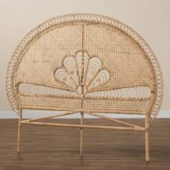 Queen Size Marlette Rattan Standalone Headboard Natural Brown - Baxton Studio -Baxton Studio GUEST 31e158e4 8b31 416e a337 52534879cc79