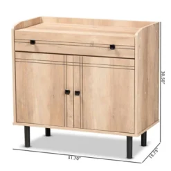 Patterson Wood 2 Door Kitchen Storage Cabinet Oak Brown - Baxton Studio 17 Patterson Wood 2 Door Kitchen Storage Cabinet Oak Brown - Baxton Studio -Baxton Studio GUEST 31ed5f92 df40 41dd a8f3 e0eb4adc673e