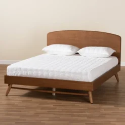 Keagan Transitional Platform Bed Brown - Baxton Studio -Baxton Studio GUEST 32324d21 fa75 44b4 b813 573f8c651f6e