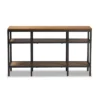 Caribou Rustic Industrial Style Oak Wood And Metal Finished Console Table Black - Baxton Studio 1 Caribou Rustic Industrial Style Oak Wood And Metal Finished Console Table Black - Baxton Studio -Baxton Studio GUEST 335a55f6 b477 4476 bf9e 3769569e6160