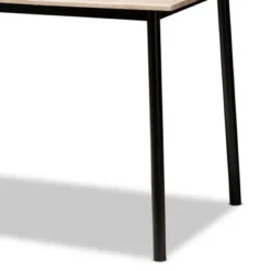 5pc Honore Mid Century Modern Light Wood Finished Matte Frame Dining Set Light Brown - Baxton Studio 10 5pc Honore Mid Century Modern Light Wood Finished Matte Frame Dining Set Light Brown - Baxton Studio -Baxton Studio GUEST 337e08af 54d5 4306 bae0 0f0a3d94c96b