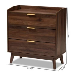 Lena Walnut Chest Brown - Baxton Studio -Baxton Studio GUEST 34671637 2dea 4a4a b715 0182b15e41ff