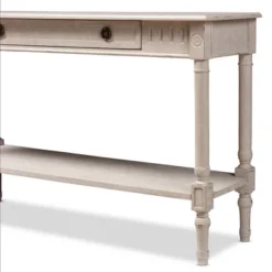 Ariella Whitewashed 1 Drawer Console Table White - Baxton Studio 17 Ariella Whitewashed 1 Drawer Console Table White - Baxton Studio -Baxton Studio GUEST 34e7c00d dba8 4278 b2b8 806836bd4c33
