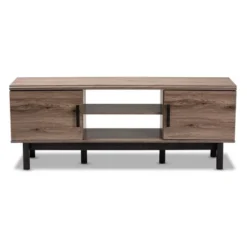 2 Door Arend Two-Tone Wood TV Stand For TVs Up To 55" Brown - Baxton Studio 14 2 Door Arend Two-Tone Wood TV Stand For TVs Up To 55" Brown - Baxton Studio -Baxton Studio GUEST 35b2f8e5 678e 450e 8cce 8dd301536907
