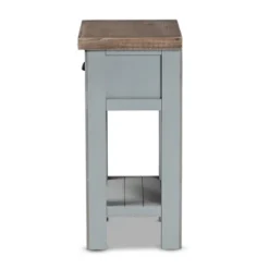 Hastin Two-Tone Wood 1 Drawer Nightstand Brown/Gray - Baxton Studio 14 Hastin Two-Tone Wood 1 Drawer Nightstand Brown/Gray - Baxton Studio -Baxton Studio GUEST 375791b6 5283 459d 86b8 cd12865dc03e