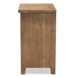 Clement 2 Drawer Wood Spindle Nightstand Brown - Baxton Studio -Baxton Studio GUEST 379cd8a6 d28c 41a2 b084 1e96779c2354