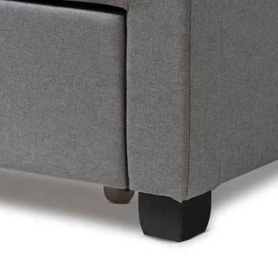 Aubrianne Modern And Contemporary Fabric Upholstered Storage Bed Gray - Baxton Studio 13 Aubrianne Modern And Contemporary Fabric Upholstered Storage Bed Gray - Baxton Studio - Image 11