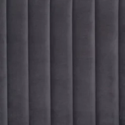 Queen Serrano Velvet Fabric Upholstered And Metal Platform Bed Gray/Gold - Baxton Studio -Baxton Studio GUEST 38a0b7be f9bc 47d4 b10a bf2093305f4c