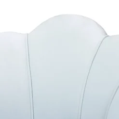 Cinzia Velvet Upholstered Seashell Shaped Accent Chair - Baxton Studio 15 Cinzia Velvet Upholstered Seashell Shaped Accent Chair - Baxton Studio -Baxton Studio GUEST 38c3a845 4a12 4a3b 9605 f5e33598a971