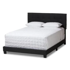 Brookfield Modern And Contemporary Fabric Bed - Baxton Studio -Baxton Studio GUEST 3b0b3ef9 030c 4921 a9f3 55d460ef3a4c