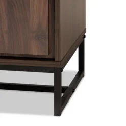 Neil Wood And Metal Storage Cabinet Brown/Black - Baxton Studio -Baxton Studio GUEST 3dd44042 25ad 4d76 9aef 9b82b9d035a0