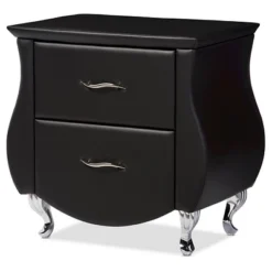 Erin Modern And Contemporary Faux Leather Upholstered Nightstand - Baxton Studio -Baxton Studio GUEST 3e7ebca8 d862 4599 bbb6 fee7a74c1da5