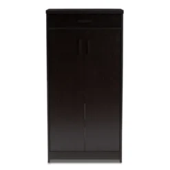 Bienna Modern And Contemporary Finished Shoe Cabinet Dark Brown - Baxton Studio -Baxton Studio GUEST 3ea3f54a 9f81 468e 8e03 b6ef516cd3ab