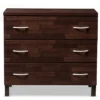Mayson Modern And Contemporary Wood 3 Drawer Storage Chest Oak Brown Finish - Baxton Studio -Baxton Studio GUEST 3ede2d34 7da2 426a 9983 b4077417f793