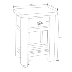 Hastin Two-Tone Wood 1 Drawer Nightstand Brown/Gray - Baxton Studio 20 Hastin Two-Tone Wood 1 Drawer Nightstand Brown/Gray - Baxton Studio -Baxton Studio GUEST 4041cda0 17c0 4bdb 8009 a98217b43add