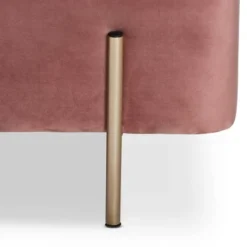 Rockwell Blush Velvet Metal Storage Bench Pink/Gold - Baxton Studio 16 Rockwell Blush Velvet Metal Storage Bench Pink/Gold - Baxton Studio -Baxton Studio GUEST 41e05507 8e7d 4839 8363 bb0b44e5d4cb
