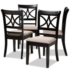 Set Of 4 Clarke Dining Chair - Baxton Studio -Baxton Studio GUEST 42c82dd5 45ec 424b 90c6 07340e08b29e