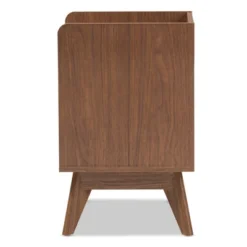 Brighton Mid - Century Modern Wood 3 - Drawer Storage Nightstand - Brown - Baxton Studio -Baxton Studio GUEST 42d72632 3d16 44b3 b99c 04d4317fa0bc