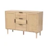 Harrison Wood And Rattan 3 Drawer Sideboard Dining Cabinet Natural Brown/Black - Baxton Studio 2 Harrison Wood And Rattan 3 Drawer Sideboard Dining Cabinet Natural Brown/Black - Baxton Studio -Baxton Studio GUEST 431e9a42 3d0b 479c 8610 3ac9f304707c