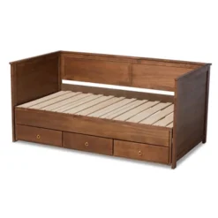 Twin To King Thomas Expandable Daybed With Storage Drawers - Baxton Studio -Baxton Studio GUEST 44b0ae29 8960 4a04 b3b7 daeb1cd08cb0