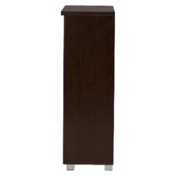 Adalwin Modern And Contemporary 2-Door Wooden Entryway Shoes Storage Cabinet - Dark Brown - Baxton Studio 8 Adalwin Modern And Contemporary 2-Door Wooden Entryway Shoes Storage Cabinet - Dark Brown - Baxton Studio -Baxton Studio GUEST 44dcdfcc 9ea7 4f84 ae96 d1aabeed2058