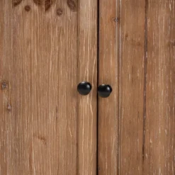 Glynn Wood 2 Door Storage Cabinet White/Brown - Baxton Studio -Baxton Studio GUEST 45b3817a 65b8 4bd6 ab39 51e879323eb2