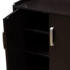 Verdell Modern And Contemporary Finished Shoe Cabinet Dark Brown - Baxton Studio 15 Verdell Modern And Contemporary Finished Shoe Cabinet Dark Brown - Baxton Studio -Baxton Studio GUEST 46279e0a d2ea 43dc 94bd 24ea62c1a7bd