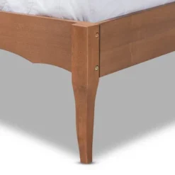 Marieke Wood Platform Bed Ash Walnut - Baxton Studio -Baxton Studio GUEST 47b9db38 f328 4359 ab46 a2dc568b407c