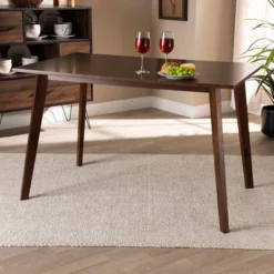 Britte Rectangular Wood Dining Table Walnut - Baxton Studio 8 Britte Rectangular Wood Dining Table Walnut - Baxton Studio -Baxton Studio GUEST 47be202a 848c 4392 a1f9 f3dee0bc2861