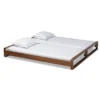 King Klara Wood Expandable Bed Frame Walnut - Baxton Studio -Baxton Studio GUEST 47f0e46e ff46 48ba be3e 3cabc6052c4b