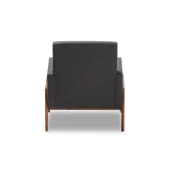Perris Fabric Upholstered Walnut Wood Lounge Chair - Baxton Studio 14 Perris Fabric Upholstered Walnut Wood Lounge Chair - Baxton Studio -Baxton Studio GUEST 48270a2a 33e2 4033 87d4 c7233967d50c