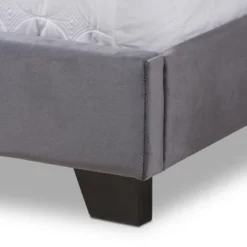 Darcy Velvet Upholstered Bed - Baxton Studio -Baxton Studio GUEST 4a09d3f0 8afb 4739 acf2 88e05d654ac7