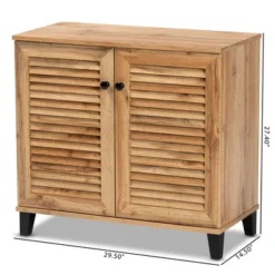 Coolidge Wood 2 Door Storage Cabinet Oak Brown - Baxton Studio -Baxton Studio GUEST 4a4a92fc b3ce 4663 add4 2b2ad03f4fd4