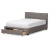 Brandy Modern And Contemporary Fabric Upholstered Platform Bed With Storage Drawer - Baxton Studio -Baxton Studio GUEST 4b7b2620 b602 4d05 8a39 3971d50dd31e
