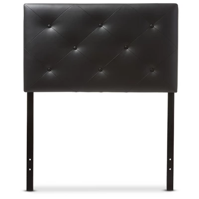 Twin Baltimore Modern And Contemporary Faux Leather Upholstered Headboard - Baxton Studio 3 Twin Baltimore Modern And Contemporary Faux Leather Upholstered Headboard - Baxton Studio