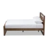 King Torino Mid Century Modern Solid Wood Open Frame Style Platform Bed Brown - Baxton Studio -Baxton Studio GUEST 4ceab66f 1223 4022 b182 ab64dadf6a3b