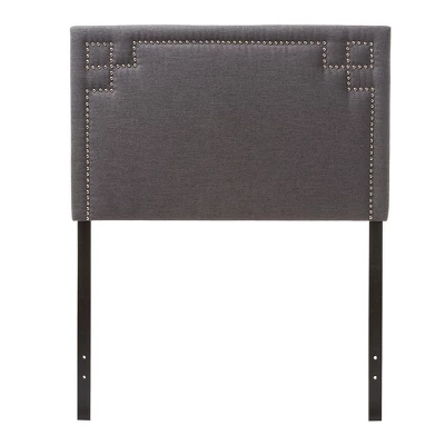 Geneva Modern And Contemporary Fabric Upholstered Headboard - Twin - Baxton Studio 6 Geneva Modern And Contemporary Fabric Upholstered Headboard - Twin - Baxton Studio - Image 4