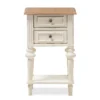 Marquetterie French Provincial Style Weathered Oak Wash Distressed Wood Finish Two - Tone 2 - Drawer And 1 - Shelf Nightstand - White - Baxton Studio 1 Marquetterie French Provincial Style Weathered Oak Wash Distressed Wood Finish Two - Tone 2 - Drawer And 1 - Shelf Nightstand - White - Baxton Studio -Baxton Studio GUEST 4e3fada9 3759 40cc 9b3f 50aa80beb511