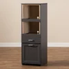 Fabian Oak Finished Kitchen Cabinet With Roll Out Compartment Dark Gray/Brown - Baxton Studio 1 Fabian Oak Finished Kitchen Cabinet With Roll Out Compartment Dark Gray/Brown - Baxton Studio -Baxton Studio GUEST 4f8ccd26 3017 4fd6 a13f bf31836df14b